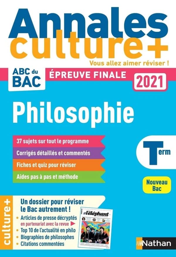 Annales ABC du bac ; sujets & corrigés ; philosophie ; terminale ; culture + (édition 2020)