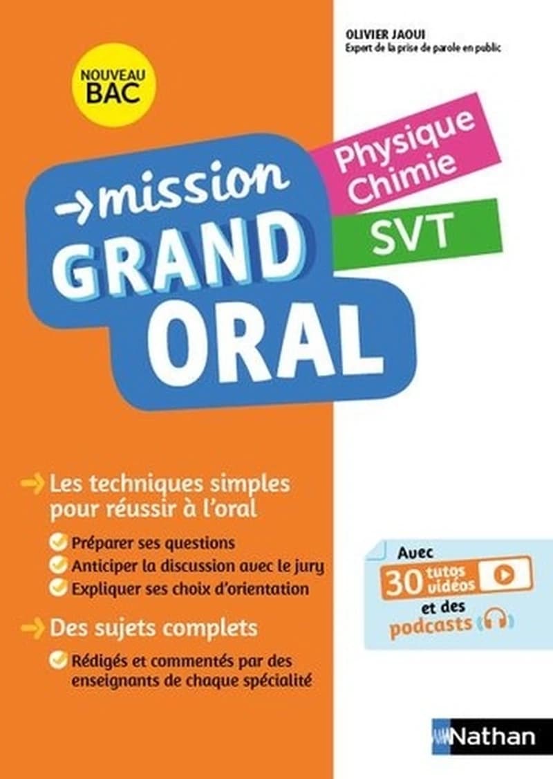 Mission grand oral : Physique Chimie - SVT