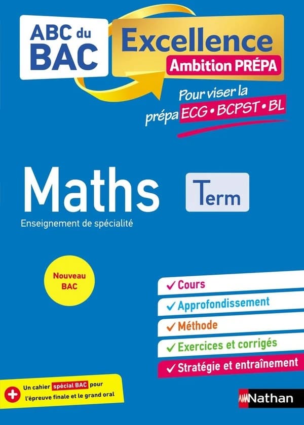 Mathématqies Tle enseignement de spécialité prépa