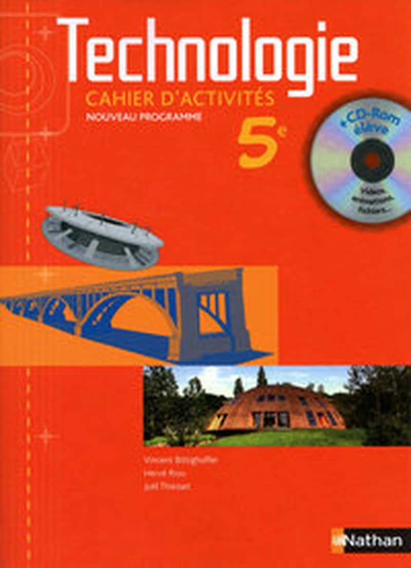 Technologie 5e : cahier d'activités