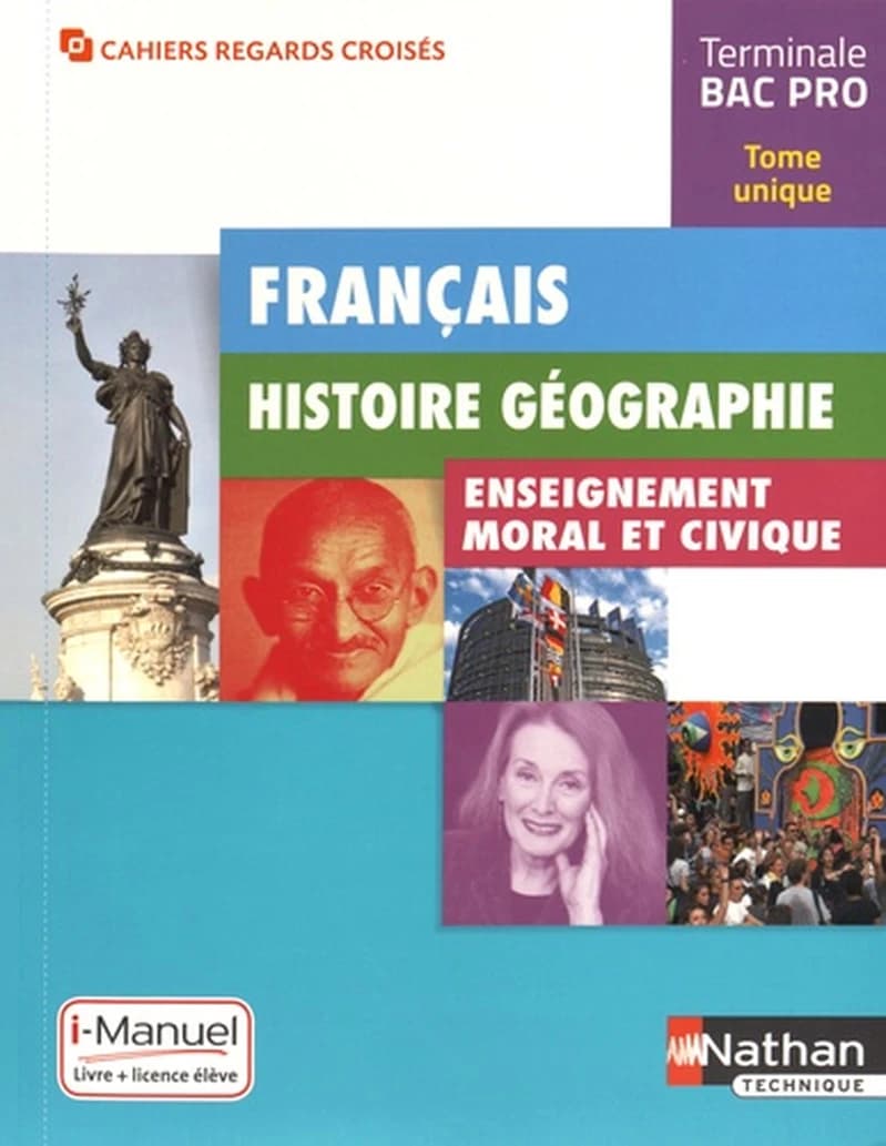 FRANCAIS HISTOIRE-GEOGRAPHIE EMC TERM BAC PRO LIVRE + LICENCE ELEVE (REGARDS CROISES) - 2016