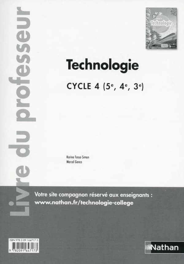 Technologie cycle 4 (5ème