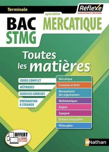 Mercatique : Bac STMG Terminale : toutes les matières