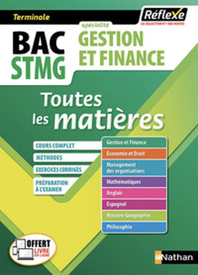 Gestion et finance : Bac STMG Terminale : toutes les matières