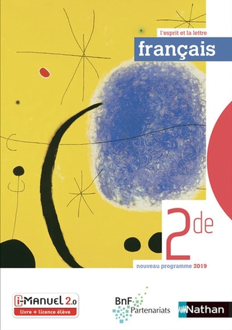 L'esprit et la lettre ; français ; 2de (édition 2019)