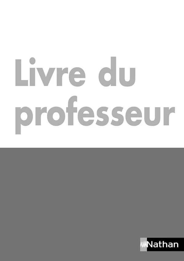 Français 1re L'esprit et la lettre : Livre du professeur