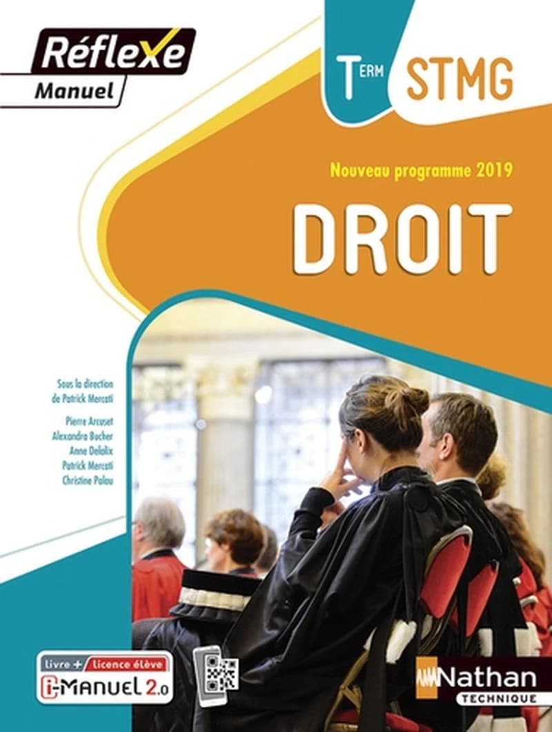 Droit : term STMG : nouveau programme 2019