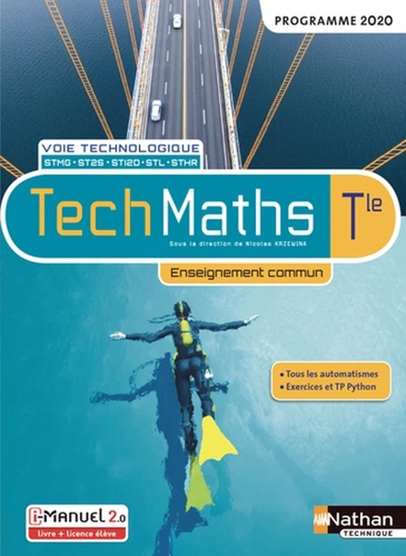 TechMaths : techmaths ; terminale ST (édition 2020)