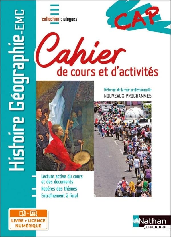 Histoire Géographie EMC CAP : Cahier de cours et d'activités
