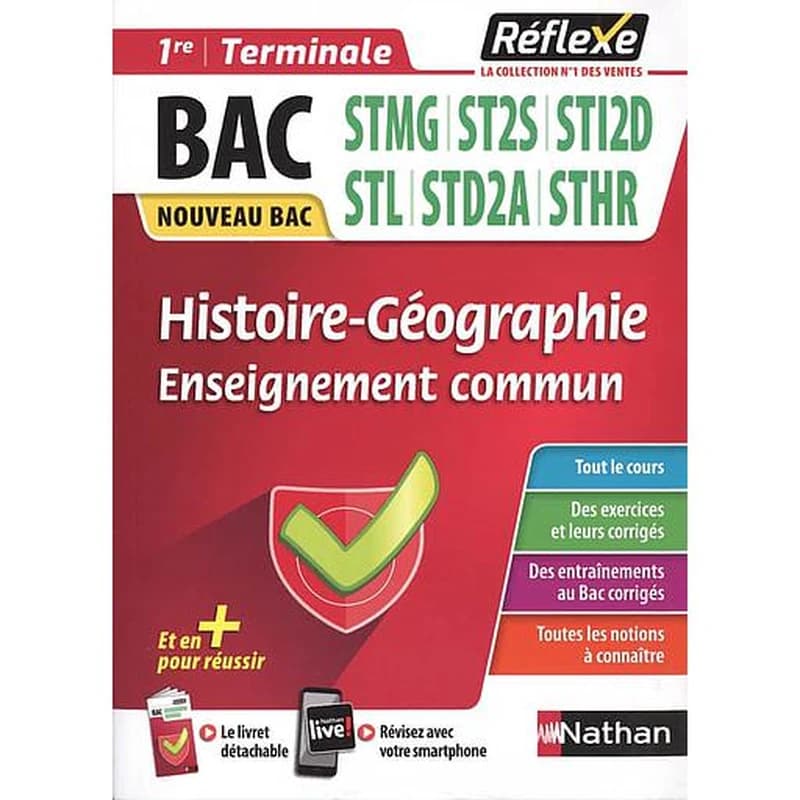 Réflexe Bac Tome 66 : histoire-géographie ; 1re