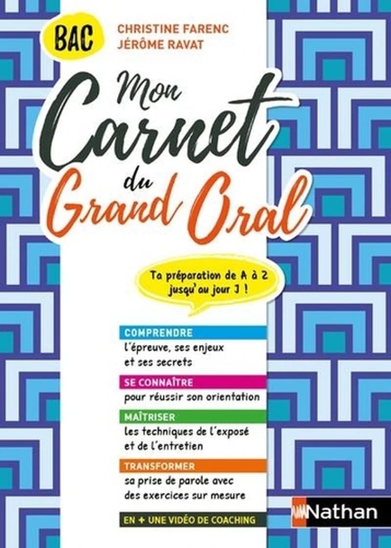 Mon carnet du Grand Oral Bac