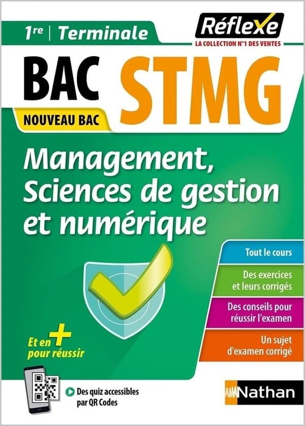 Réflexe Tome 27 : bac STMG : spécialité management, sciences de gestion et numérique ; 1re