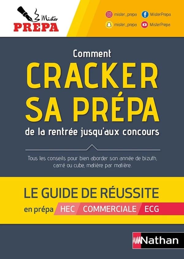 Comment cracker sa prépa de la rentrée jusqu'aux concours : tous les conseils pour bien aborder son année de bizuth, carré ou cube, matière par matière