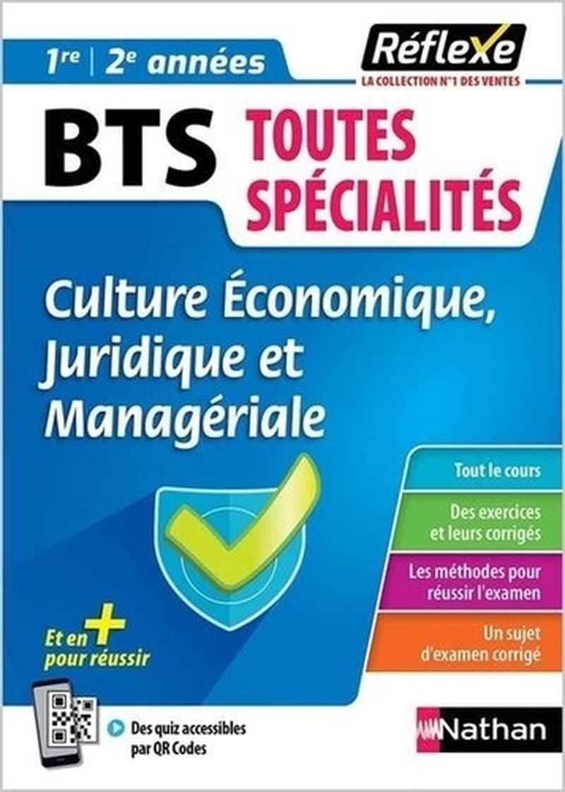 CEJM, Culture Economique, Juridique et Managériale : Mémo BTS Toutes spécialités 1ère et 2ème années