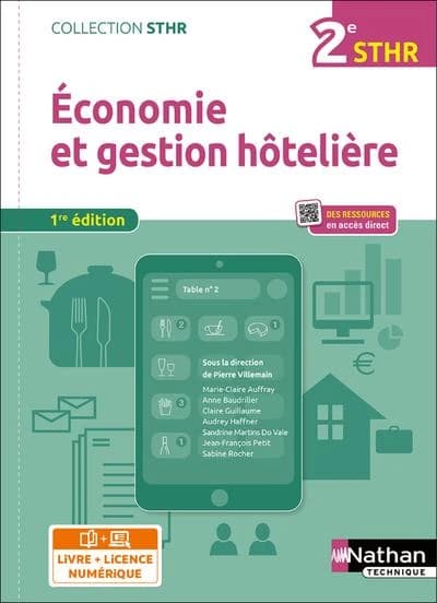 Économie et gestion hôtelière : 2e STHR