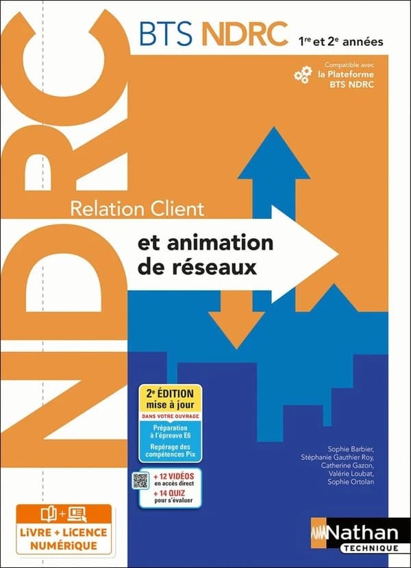 BTS NDRC : relation client et animation de réseaux : 1re