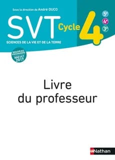 Sciences de la vie et de la terre ; cycle 4 ; livre du professeur (édition 2017)