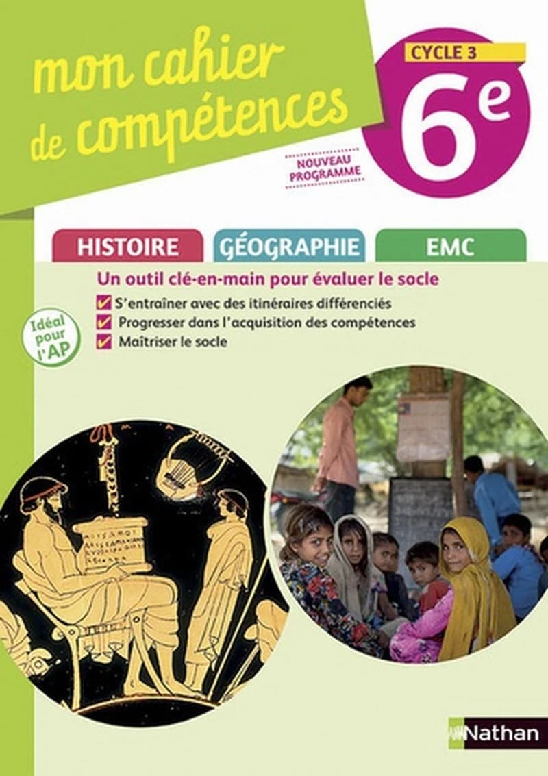 HISTOIRE GEOGRAPHIE EMC 6E - CAHIER D'ACTIVITES 2017