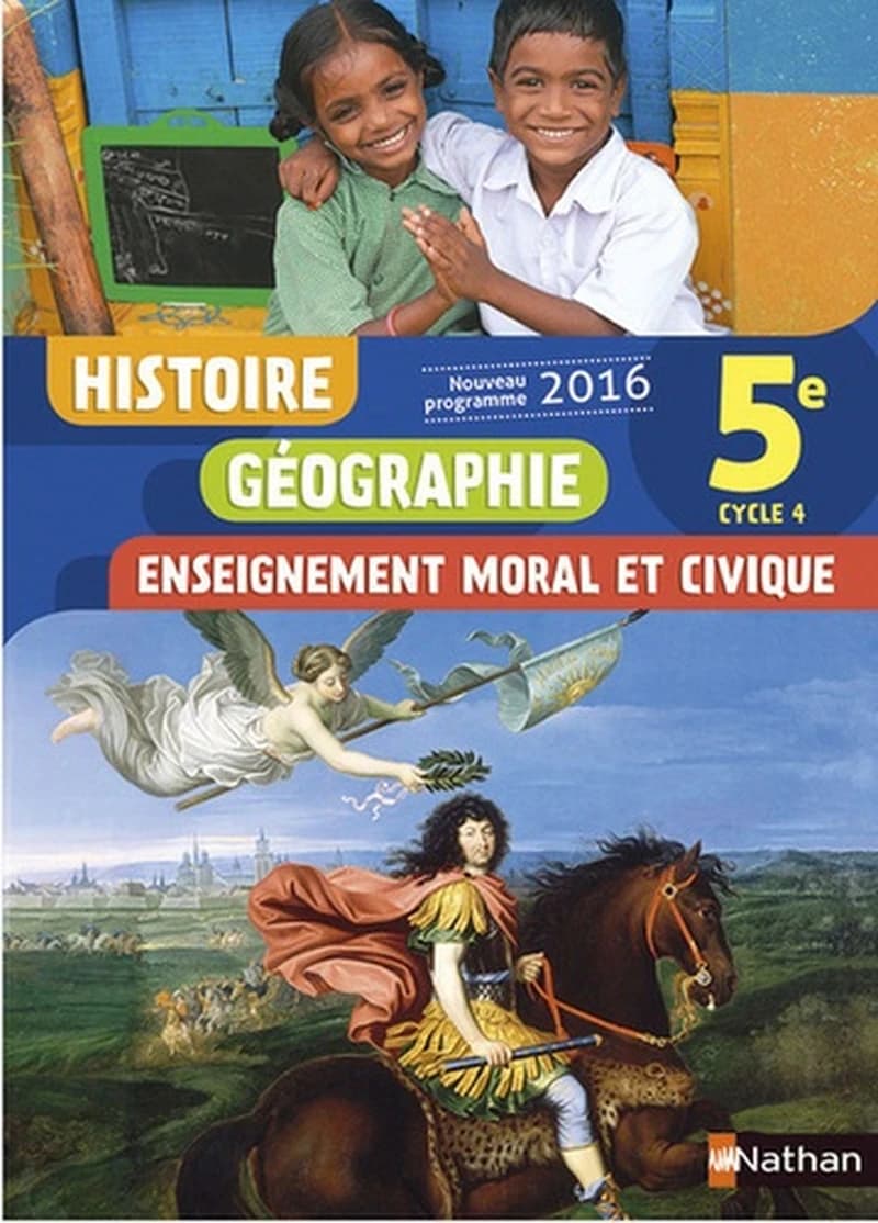 Histoire-géographie, enseignement moral et civique, 5e, cycle 4 : nouveau programme 2016