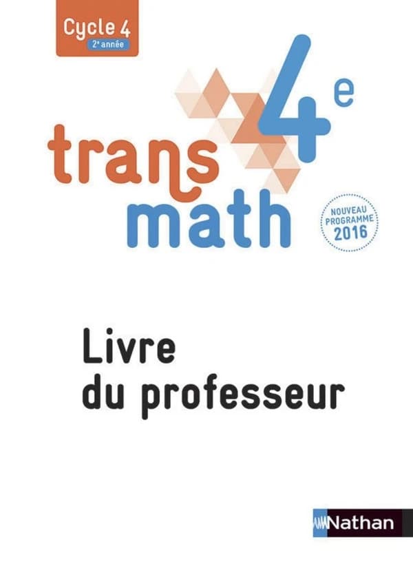 Transmath Mathématiques 4è 2016
