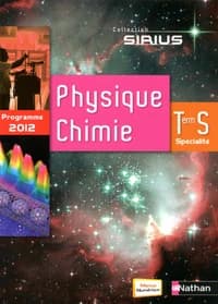 Physique, chimie, Term S : spécialité : programme 2012