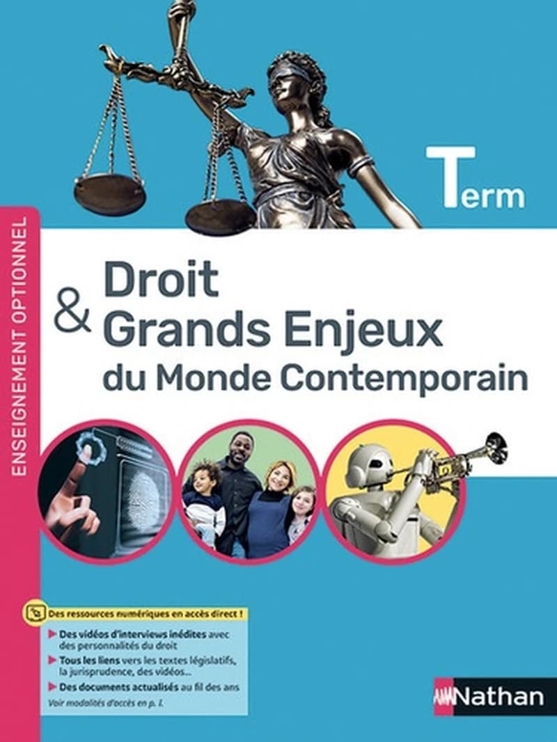 Droit et grands enjeux du monde contemporain : terminale : livre de l'élève (édition 2021)