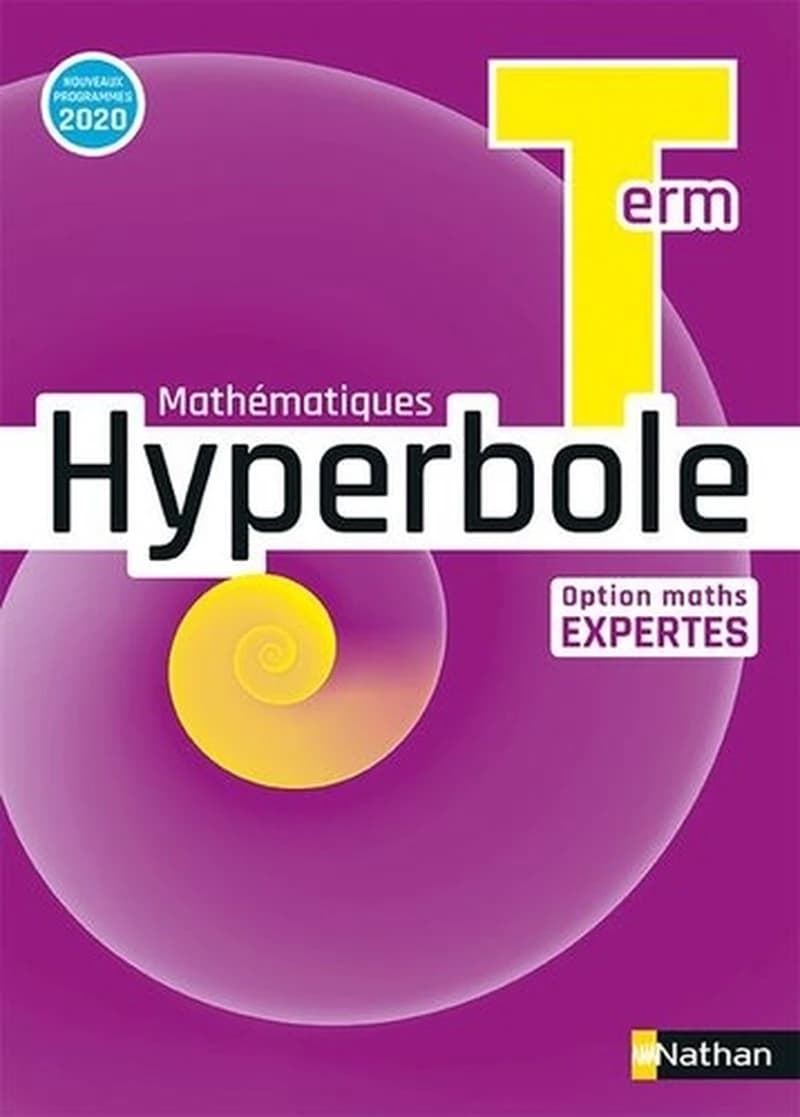 Mathématiques, Term : option maths expertes : nouveau programme 2020