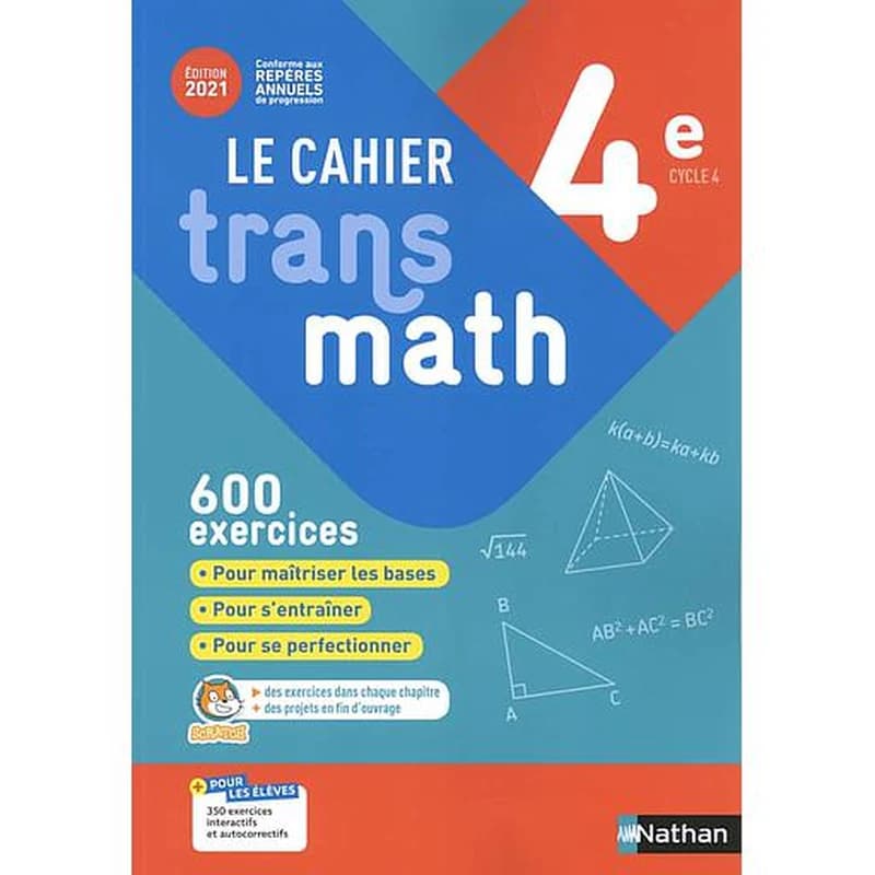 Le cahier Transmath 4e