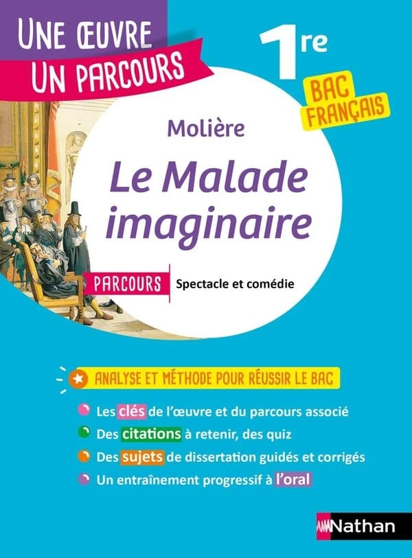 Molière, "Le malade imaginaire" : parcours, spectacle et comédie