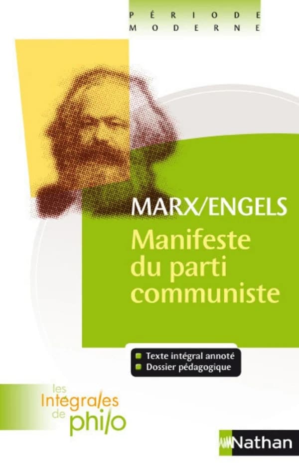 Marx et Engels ; manifeste du parti communiste