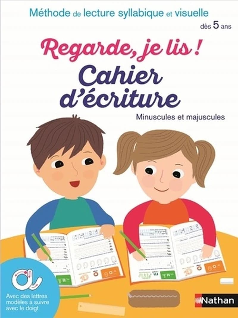 Regarde, je lis ! : cahier d'écriture : minuscules et majuscules : dès 5 ans (édition 2016)