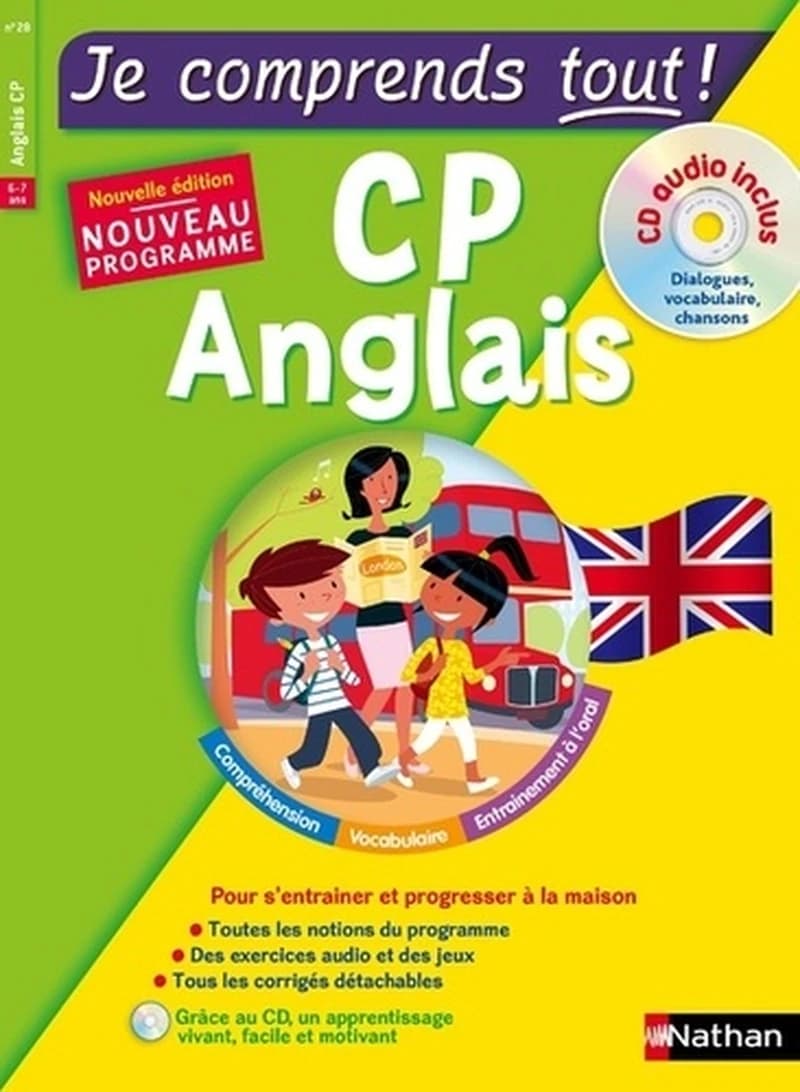 Anglais CP (Nouvelle éd., nouveau programme) auteure, Sandrine Guilloré-Chotard,... ; illustrations, Erick Duhamel