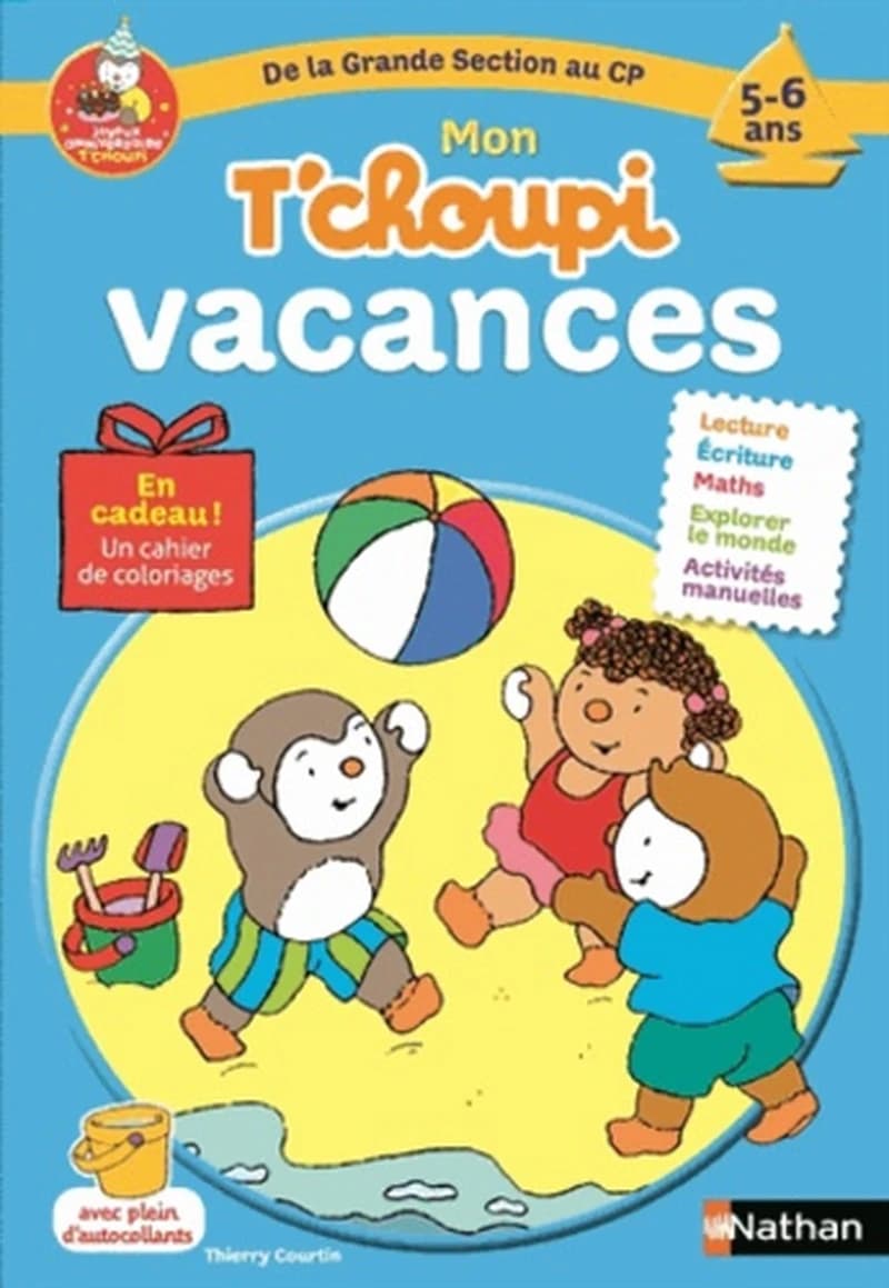 Mon T'choupi vacances : de la GS au CP