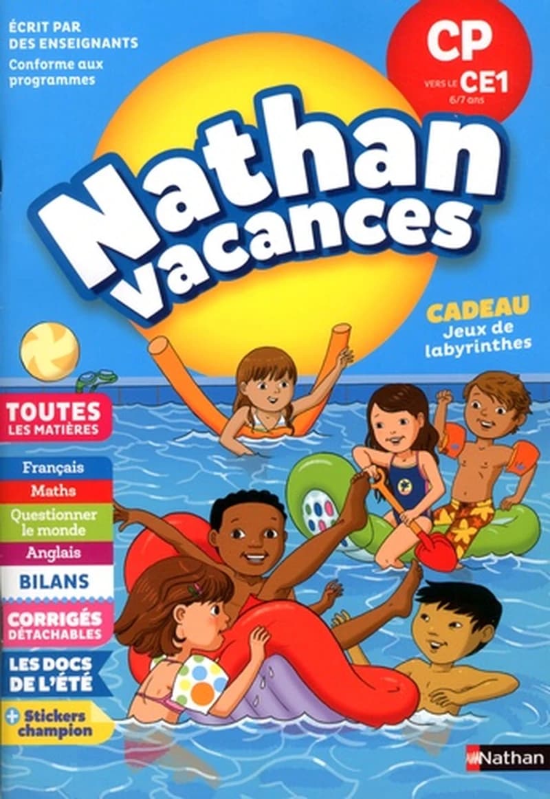 Nathan Vacances Du CP vers le CE1 6