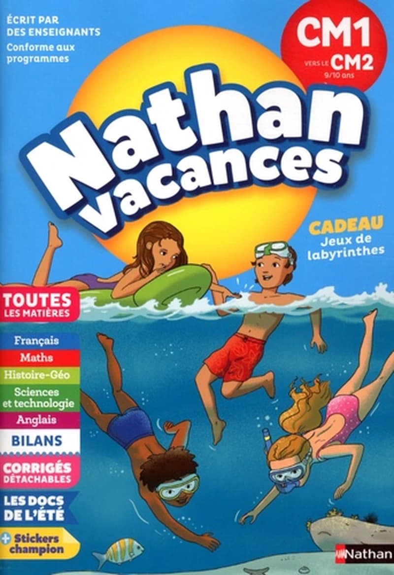 Nathan Vacances Du CM1 vers le CM2 9