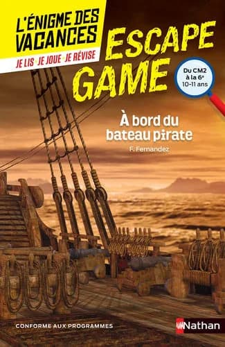 L'énigme des vacances : escape game : cm2