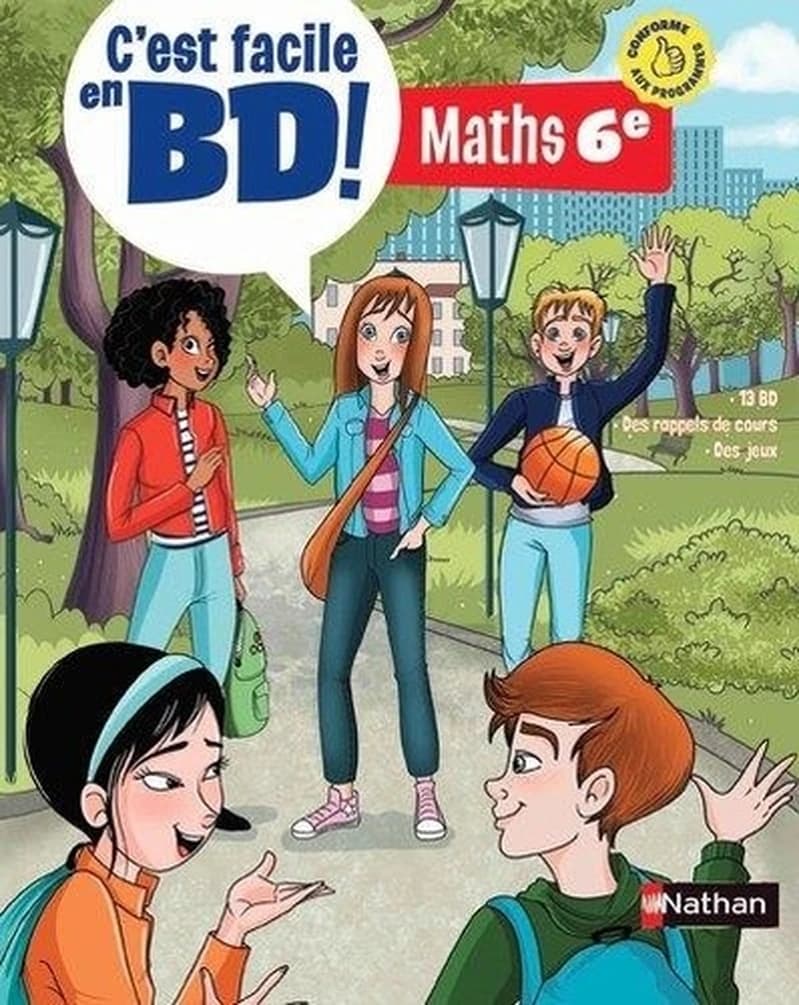 Maths 6e : c'est facile en BD !
