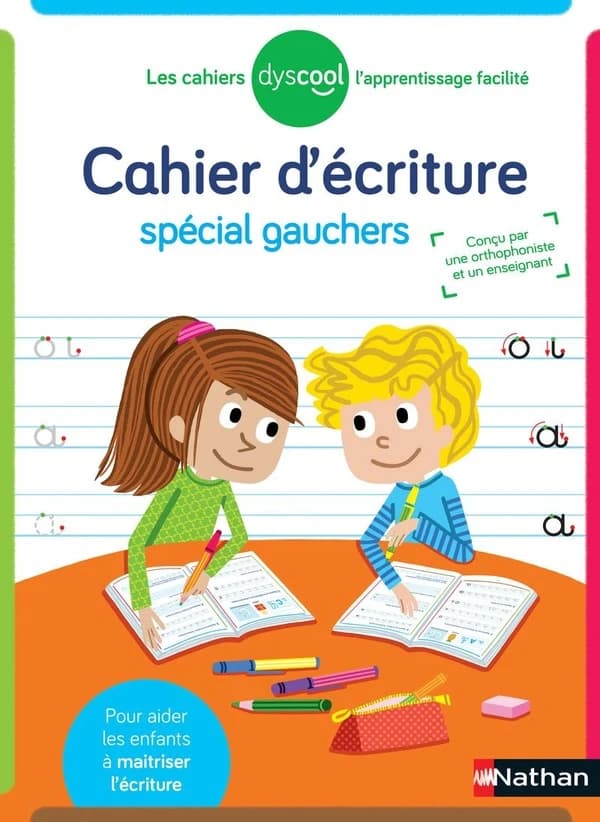 Cahier d'écriture pour gaucher (édition 2021)