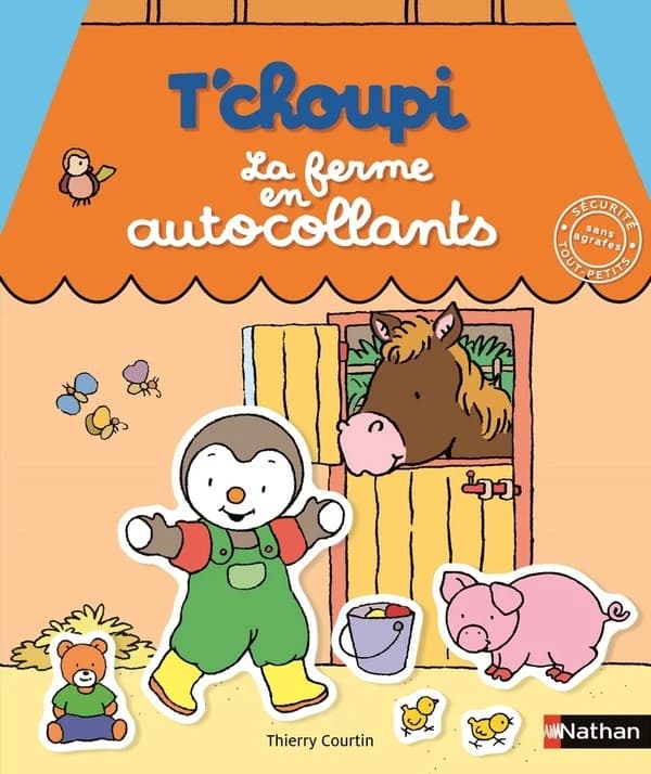 T'choupi : La ferme en autocollants : [Autocollant]