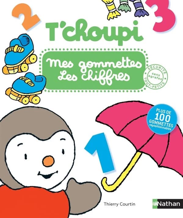 T'choupi : Mes gommettes - Les chiffres : [Autocollant]