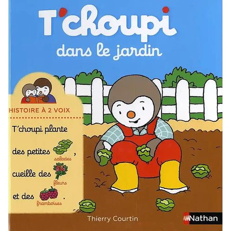 T'choupi dans le jardin
