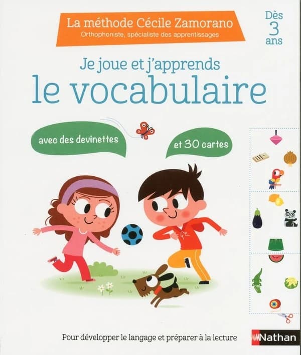 Je joue et j'apprends le vocabulaire : dès 3 ans