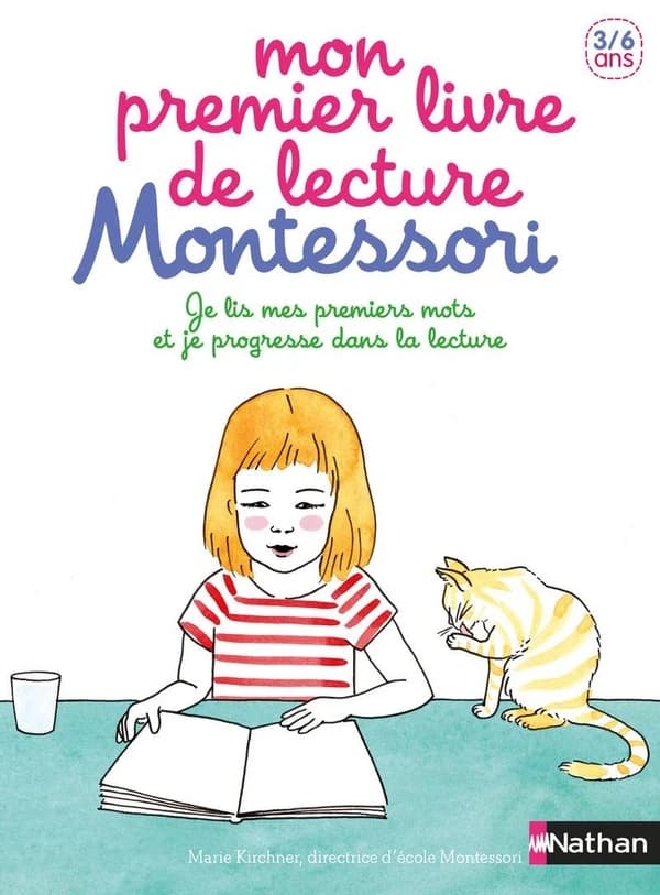 Mon premier livre de lecture Montessori : Je lis mes premiers mots et je progresse dans la lecture