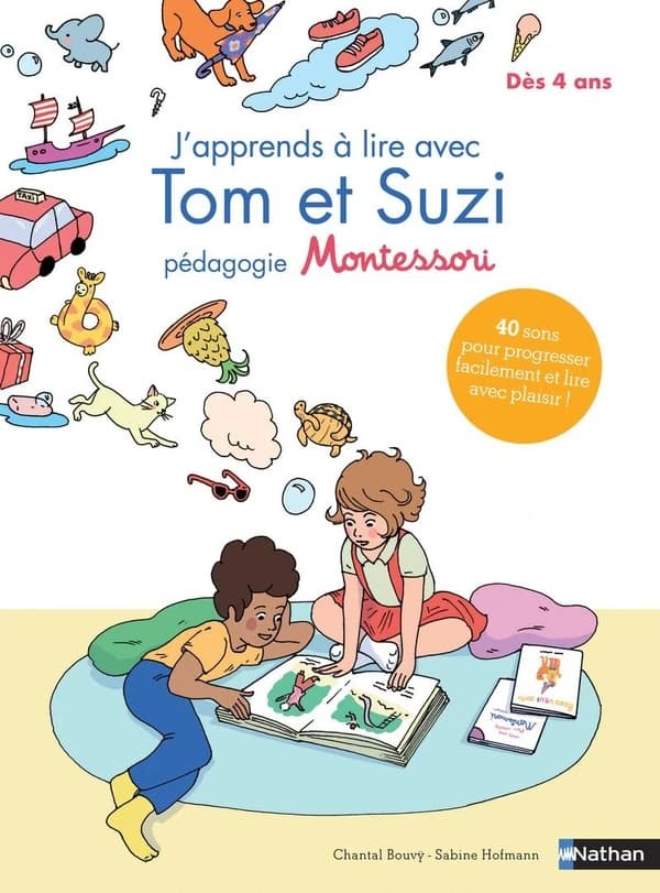 J'apprends à lire avec Tom et Suzi : pédagogie Montessori