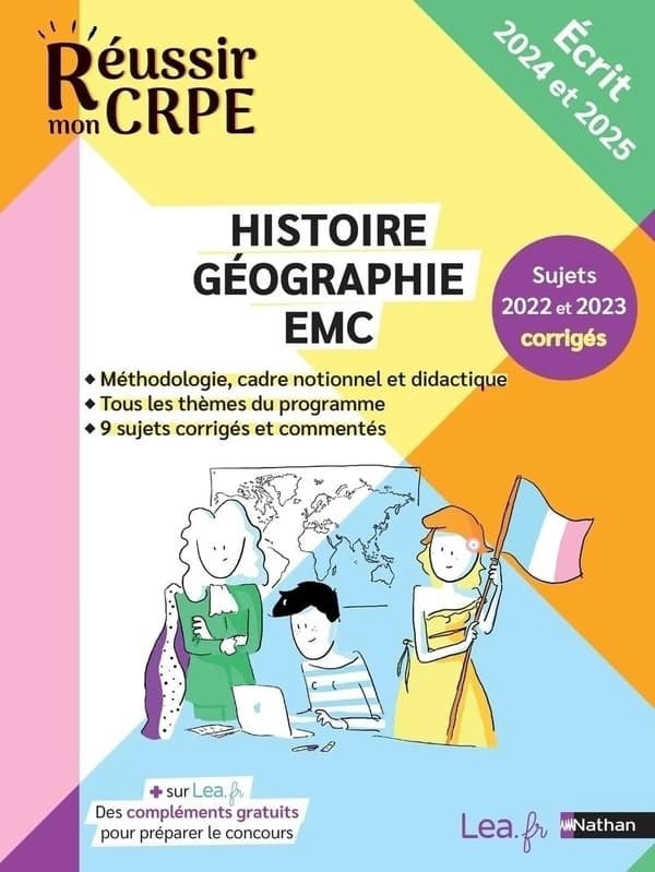 Histoire, géographie, EMC : écrit 2024 et 2025
