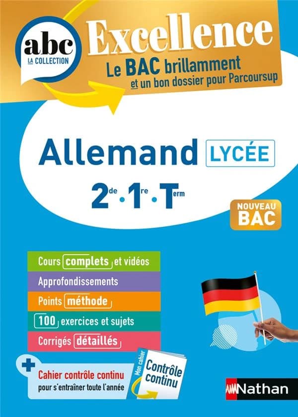 ABC du bac excellence : Allemand ; 2de, 1re, Terminale (édition 2024)