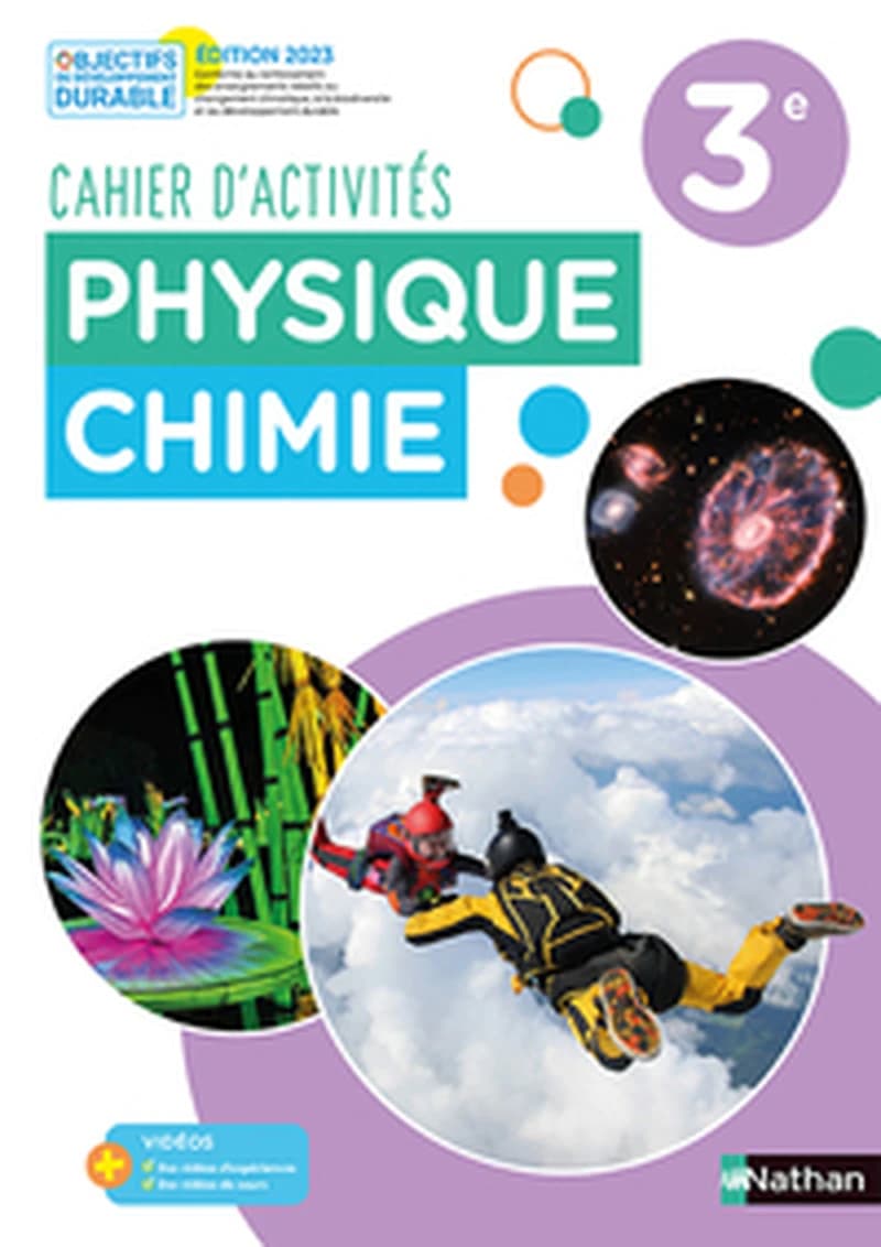 Physique-chimie ; 3e ; cahier d'activités (édition 2023)
