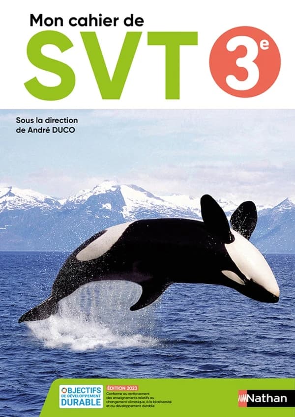Mon cahier de SVT 3e
