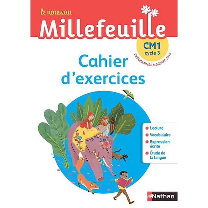 Le nouveau Millefeuille : français ; CM1 ; cahier d'exercices (édition 2023)
