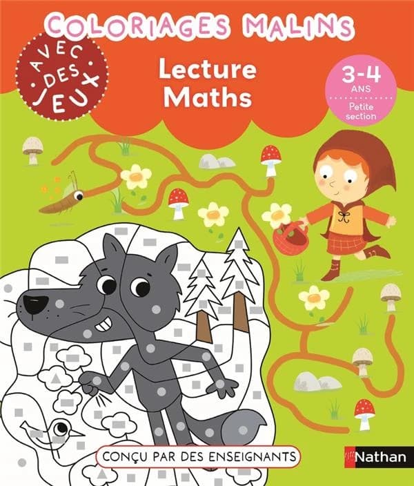 Coloriages malins - Lecture Maths : 3-4 ans - Petite section